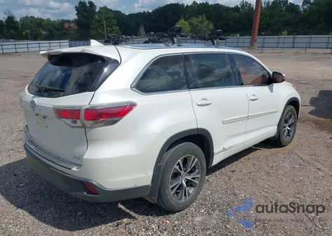 2016 Toyota Highlander Xle V6 z USA, uszkodzony, nr VIN 5TDKKRFH4GS159986